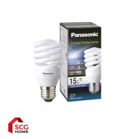 ราคา Panasonic หลอดไฟเกลียว ขั้ว E27 Day Light15W [แพ็ค 6 สุดคุ้ม] (26224775246)