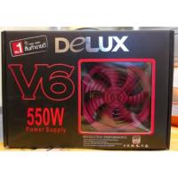 ราคา Delux Power Supply (อุปกรณ์จ่ายไฟ) รุ่น V6 550W (มีกล่อง+สาย Power) (3224249653)