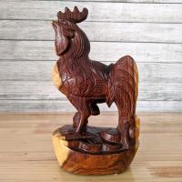 ราคา [ ตกแต่ง ] รูปปั้นไม้สัตว์ 12 ราศี - รูปปั้นไก่ - อายุของไก่ - รูปปั้นพะยูงแข็งเวียดนาม (28200051019)