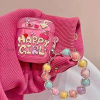 ราคา สาวมีความสุขน่ารัก AirPods 4 กรณี AirPods สําหรับ AirPods 1/2/3/Pro Pro2 กรณี AirPods 3 TPU นุ่ม Apple ชุดหูฟังบลูทูธไร้สาย Anti drop AirPods 2 Gen กรณี AirPods Pro2 (23946073524)