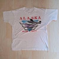 ราคา เสื้อวินเทจ เสื้อมือสองผ้าบาง 50/50 ALASKA BUSH PILOT size L (29425033114)
