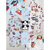 ราคา ชุดนอนเด็ก ลาย snoopy ผ้าไหมเกาหลี ฟรี ผ้าปิดตา (29309255691)