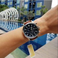ราคา Michael kors สายหนังสีน้ำตาล หน้าปัดน้ำเงิน (5742994034)