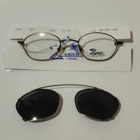 ราคา กรอบแว่นตาวินเทจ พร้อมคลิปออนกันแดด กรอบแว่นตาเก่าเก็บ ค้างสต็อคไม่ผ่านการใช้งาน ขาสปิง เรียบหรู (19858167672)
