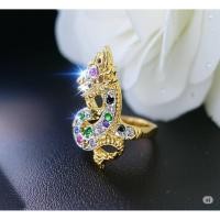 ราคา แหวนเงินแท้พญานาคฝังพลอย9สี (43951879179)
