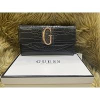 ราคา กระเป๋าสตางค์ใบยาว 3 พับ หนัง pu งานแบรนด์ *** GUESS *** ของแท้ มือ1 (14607544601)