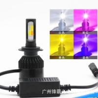 ราคา ผู้ผลิตรถ LED ไฟหน้าดัดแปลงไฟตัดหมอก S2 สี่สี Strobe ไฟ LED รถ H1h4h7H11led หลอดไฟรถยนต์ (42018192125)