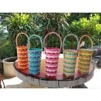 ราคา พร้อมส่ง ที่ใส่แก้ว ขนาดแก้วเยติ30ออนซ์ สูง. 20cm.ปอกแก้วเยติ ขนาด 30 ออนซ์ สานมือ ทำจากเส้นพลาสติก สีสันสดใส (4470560918)