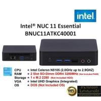 ราคา INTEL Mini PC Essential KIT NUC BNUC11ATKC40001 (Intel Celeron, No RAM, No HDD, No OS) ประกันศูนย์ INTEL 3 ปี (25934399278)
