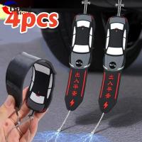 ราคา [3C&Auto]1-4Pack พวงกุญแจรถป้องกันไฟฟ้าสถิตย์, แกนโลหะ & สายรัดกราวด์เคลือบ PVC สําหรับรถบรรทุก/รถตู้/รถ การปล่อยไฟฟ้าแบบคงที่ (41503202307)