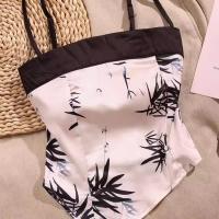 ราคา ใส่แล้วไม่ร้อน เสื้อสายเดี่ยว ลายใบไม้ สีขาวดำครีม มีฟองน้ำ สายเดี่ยวแนววินเทจ,ดีไซน์เก๋จัดส่งในกรุงเทพ (26578788977)