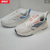 ราคา BAOJI ของแท้ 100% รองเท้าผ้าใบหญิง รองเท้าวิ่ง รุ่น BJW986 สีขาวฟ้า/สีครีมเขียว SIZE 37-41 (19284813694)