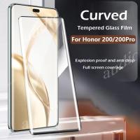 ราคา Honor 200 Pro 5G 3D ร้อนดัดหน้าจอด้านหน้าสําหรับ honor 200 Pro 200pro 5G 2024 ฟิล์มกระจกนิรภัยสําหรับ honor 200 200pro Honor200 Pro Honor200Pro 5G Anti Scratchs หน้าจอ (28301764365)