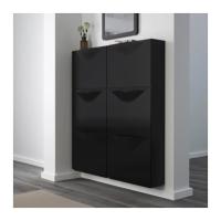 ราคา TRONES ตู้เก็บรองเท้า/3ชิ้น Shoe cabinet/storage 51*39 cm (ดำ) (351404443)