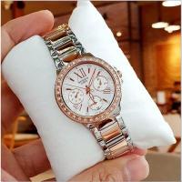ราคา นาฬิกา Casio Sheen รุ่น SHE-3052SPG-7A นาฬืกาผู้หญิงสีพิงค์โกลด์ /สีเงิน ประดับคริสตัล SWAROVSK - ของแท้ 100% ประกันศูนย์ CMG 1 ปี (20075934695)