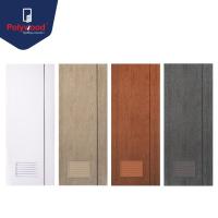 ราคา ส่งฟรี ประตูห้องน้ำ Polywood ประตู PVC รุ่น PM-2 โพลีวูด ประตูภายในบ้าน ประตูบานเกล็ด ประตู 70*180 , 70*200 (21446238202)
