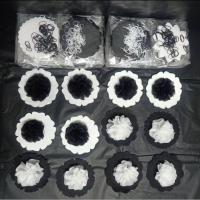 ราคา รุ่นสีขาวดำ ห่อได้200เหรียญ กระดาษสาห่อเหรียญ โปรยทาน 600แผ่น ใช้พับเหรียญโปรยทานงานศพ (27110819324)