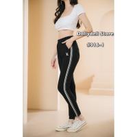 ราคา กางเกงวอมดอลลี่ขายาวแต่งแถบ (9811725453)