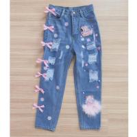 ราคา กางเกงยีนส์ขายาว งานป้าย แบรนด์ Macaron (1266093547)