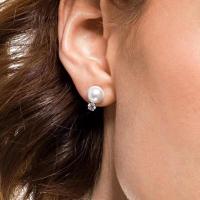 ราคา ♞,♘Set Treasure มุก สร้อย + ต่างหู Swarovski ของแท้ % (25778056936)