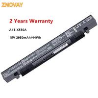 ราคา 15V 2950MAh A41-X550A K550 A41-X550แบตเตอรี่แล็ปท็อปเข้ากันได้กับ Asus A450 A550 X550CA X450 X550โน้ตบุ๊ค (26157376251)