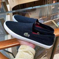 ราคา Lacoste Spring Women's Flat Casual Shoes Male Breathable Comfortable Slip-On Canvas Shoes Sneakers (28486709873)