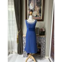 ราคา ชุดราตรีสั้น(ไซส์ M)สีน้ำเงิน#มือสอง (26135139439)