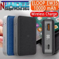 ราคา Power Bank Wireless Eloop EW35 10000 mah แบตเตอรี่สำรอง Wireless Charge แท้ รับประกันศูนย์ 1 ปี (4287349462)