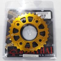 ราคา สเตอร์หลัง ( ไทเทเนียม ) สีทองWA-125/MAX 420-32ฟัน (6854915292)