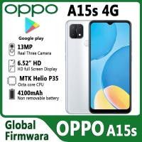 ราคา Oppo A15S สมาร์ทโฟน Global เฟิร์มแวร์ CPU MediaTek Helio P35 RAM 4GB ROM 64GB 6.52 นิ้ว 4100mAh กล้องหลักด้านหลัง 13MP ใช้โทรศัพท์ใหม่ 99% (25634820773)