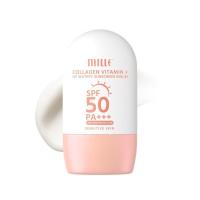 ราคา MILLE COLLAGEN VITAMIN PLUS WATERY SUNSCREEN SPF50 PA+++ มิลเล่ เซรั่มกันแดดวิตามิน บางเบา คุมมัน ขนาด 40ml. (25312685252)