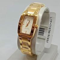 ราคา Casio นาฬิกาข้อมือผู้หญิง สายสแตนเลส สีทอง รุ่น LTP-1165N,LTP-1165N-9C,LTP-1165N-9CRDF (44242302)