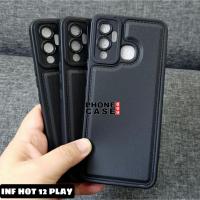 ราคา INFINIX HOT 12 PLAY CASE LEATHER PRO BLACK CASE BLACK INFINIX HOT 12 PLAY (28090367826)