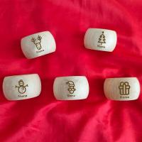 ราคา แหวนชื่อไม้แกะสลักสำหรับผ้าเช็ดปาก ตกแต่งโต๊ะคริสต์มาสแบบชนบท (43817538065)