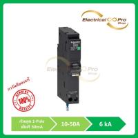 ราคา Schneider Electric RCBO ชไนเดอร์เซอร์กิตเบรกเกอร์ ลูกย่อยกันดูด ขนาด 10-50 แอมป์ 1 โพล 6kA, 30mA (22247777608)