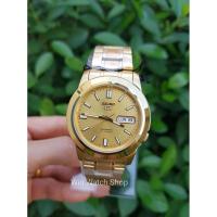 ราคา SEIKO 5 Automatic รุ่น SNKK20K1 นาฬิกาข้อมือผู้ชาย สายสแตนเลส สีทอง - ของแท้ 100% ประกันศูนย์ไทย (1271969859)