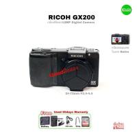 ราคา RICOH GX200 กล้องดิจิตอลริโก้ 12.1MP Digital Compact Camera Retro วินเทจ Zoom Lens 24-72mm F2.4-4.4 Used มือสองคุณภาพ (40700348287)