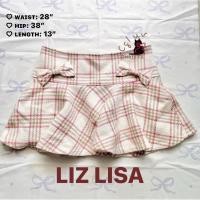 ราคา LIZ LISA กระโปรงลายสก๊อต สีหวานๆ น่ารักมากค่ะ (43411425467)