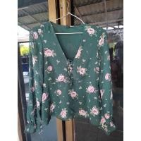 ราคา ส่งต่อเสื้อลายดอกผ้าชีฟอง H&M (8876942885)