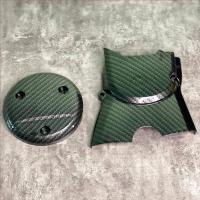 ราคา ฝาครอบสเตอร์ (ฝาครอบเครื่อง) ฝาครอบครัช (จานไฟ) WAVE 125 R/S/I (ไฟเลี้ยวบังลม) เคฟล่าลายสานดำ 5D (26386043911)