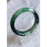 ราคา กำไลหยกพม่าเจไดท์สีเขียวสด เขียวเข้ม เนื้อวุ้นวาวกึ่งแก้วเทียน (11201332037)