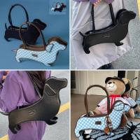 ราคา [พร้อมส่ง/Pre] Crying Center Dachshund Bag สินค้าของแท้ 100% กระเป๋าสะพายข้างน้องหมาดัชชุน (29516261466)