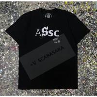ราคา แฟชั่น Fragment เสื้อแขนสั้น ผ้าฝ้าย พิมพ์ลาย ทรงกระบอก (19194335703)