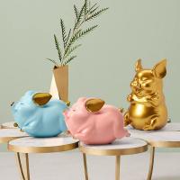 ราคา นอร์ดิกน่ารักโกลเด้นหมูเครื่องประดับกระปุกออมสินโชคดีเด็กเปลี่ยนกระปุกออมสินฟอร์จูนลูกหมูราศีหมู (42168937424)