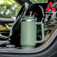 ราคา MITSUBISHI NEW TRITON XPANDER CROSS PAJERO ATTRAGE MIRAGE 40oz ถ้วยรถยนต์ / 304 ถ้วยสูญญากาศความร้อน 1200ML (27388264020)