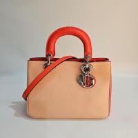 ราคา CO231004746 Dior/ Diorissimo Beige Calfskin Silver Hardware 2013 (22085542602)