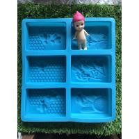 ราคา แม่พิมพ์ซิลิโคน พิมพ์สบู่ สี่เหลี่ยมรวงผึ้ง ดอกไม้ 6 ลาย 6 ช่อง (2282168093)