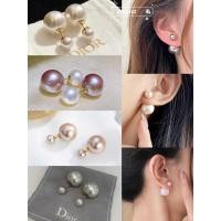 ราคา ของแท้ 100% ของแท้ใหม่ DIOR ต่างหูมุกคู่ (19184684452)