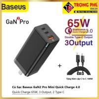 ราคา เครื่องชาร์จ TypeC Baseus GaN2 Pro 2C+U 65W (41063533680)