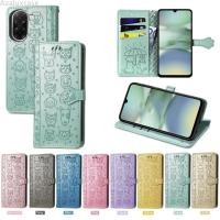 ราคา Flip Case สําหรับ Vivo Y02 Y02A Y02T Y04 Y19S Y29 Y29S Y39 Y52S Y72 Y76S Y100 Y200 Y200E Y300 Pro Y300i 4G 5G ลายนูนกระเป๋าสตางค์หนังและกระเป๋าสตางค์แมวกระเป๋าสตางค์หนัง (43958068584)